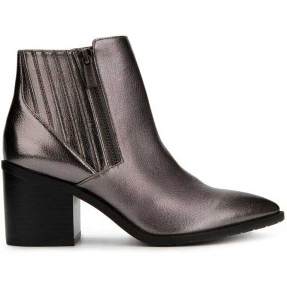 Kenneth Cole Womens Cue Up Block Heel Pointed Toe Ankle Bootie - Shin Kickers - Picture 5 of 8